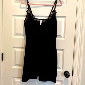 Black slip nightie